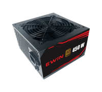 EWIN EW-LP450B 450W 80+ Bronze Power Supply Black