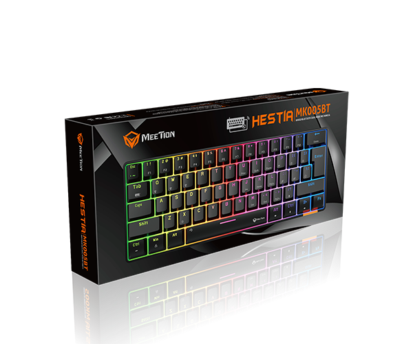 Meetion MT-MK005BT Dual-Mode Bluetooth 60% Keys Gaming Keyboard