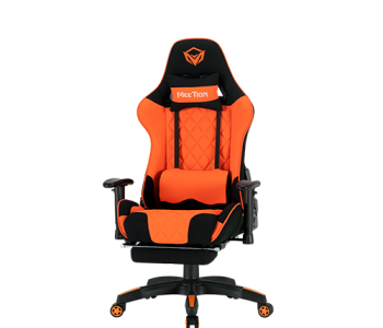 Meetion MT-CHR25 2D Armrest Massage E-Sport Gaming Chair with Footrest