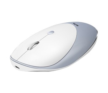Meetion MT-R600 Slim Rechargeable Silent Wireless Mouse (Black & Gray)