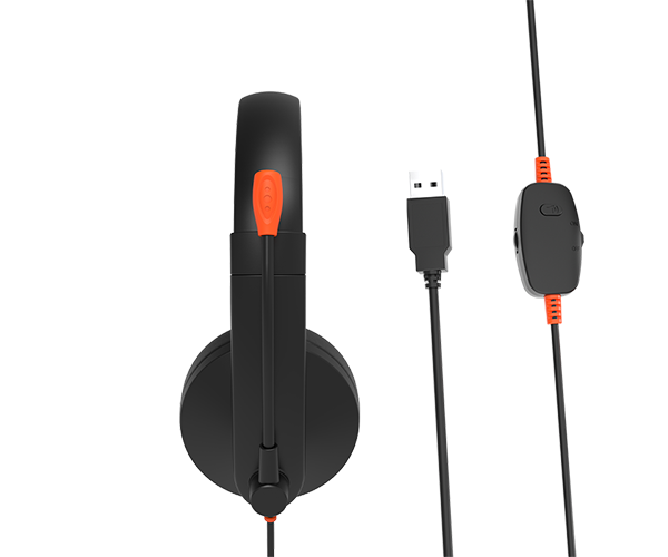 Meetion MT-HP003U Bluetooth USB Wired Office Telephone Headset Black