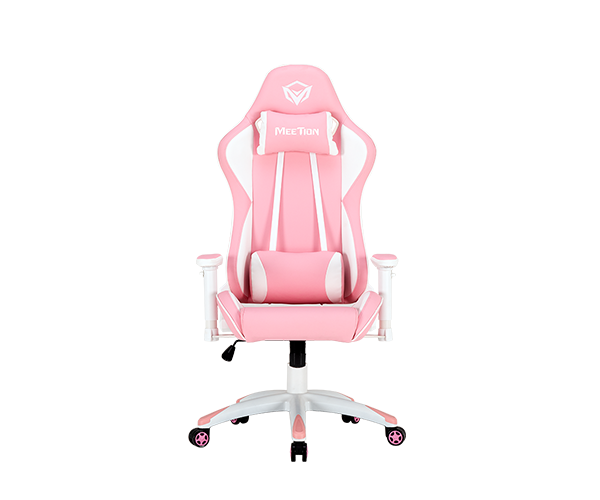 MeeTion MT-CHR16 Cute Pink Racing E-Sport Gaming Chair