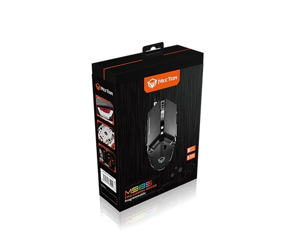 Meetion MT-M985 10 Buttons Programmable Wired Metal Mechanical Gaming Mouse