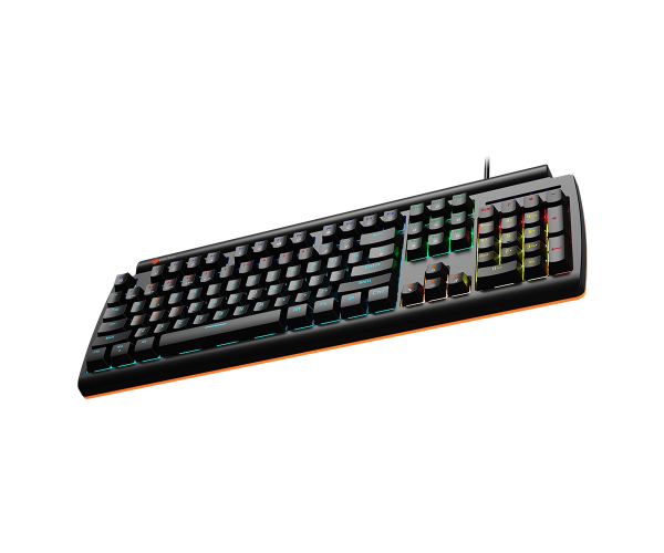 Meetion MT-MK600RD RGB Mechanical Red Switch Gaming Keyboard Black