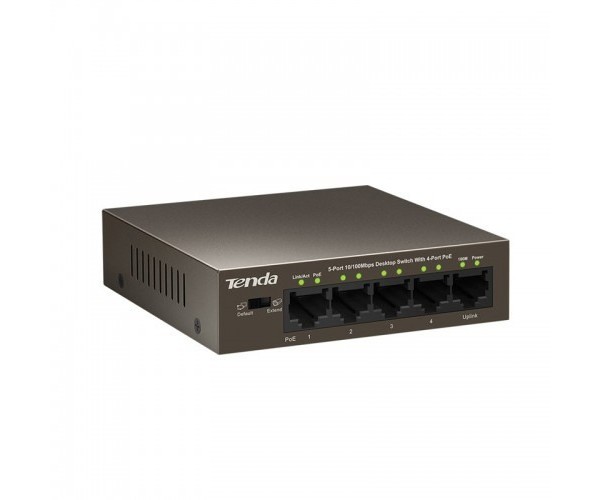 Tenda TEF1105P 5-Port with 4-Port PoE Switch