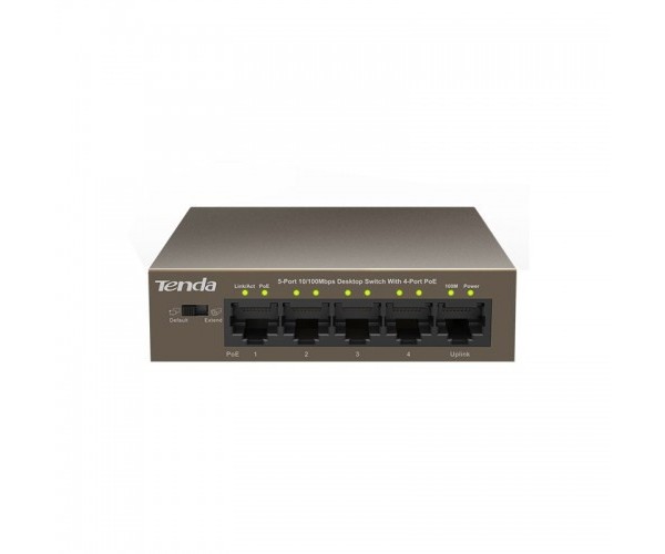 Tenda TEF1105P 5-Port with 4-Port PoE Switch