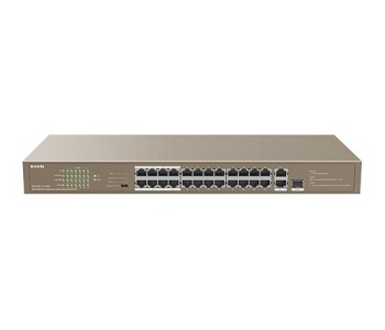 Tenda TEF1126P-24-250W 24FE+2GE/1SFP Rackmount Switch With 24-Port PoE
