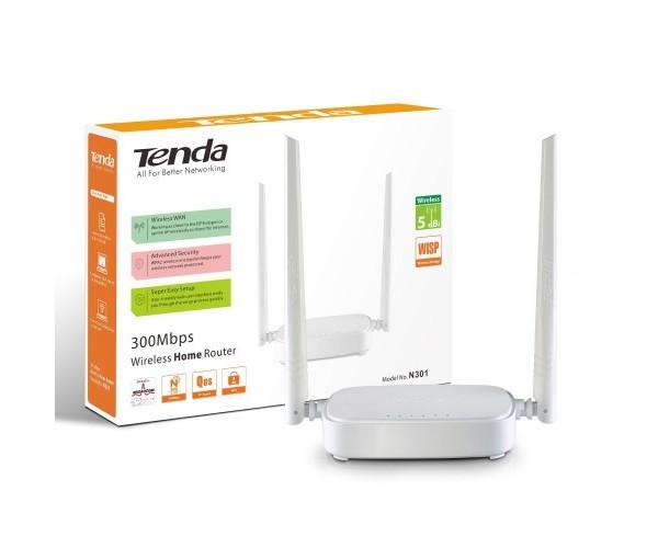 Tenda N301 Wireless N300 Easy Setup Router