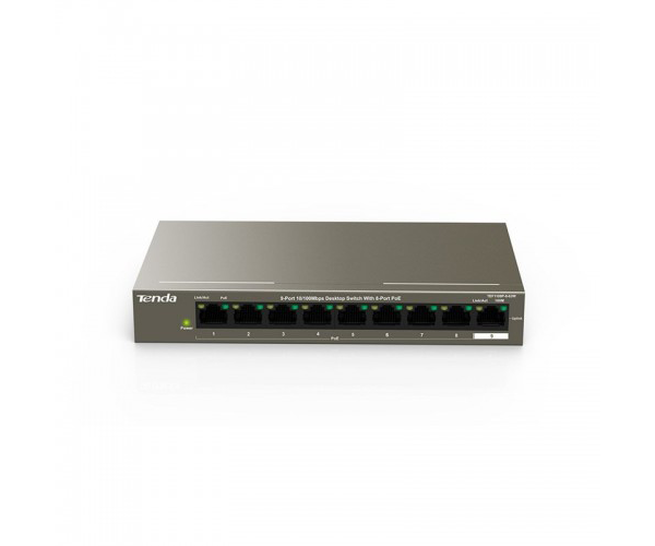 Tenda TEF1110P-8-102W 8 Port Gigabit Desktop Switch With 8-Port PoE
