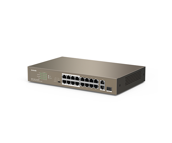 Tenda TEF1118P-16-150W 16 10/100Mbps PoE +1 Gigabit/SFP Slots Switch