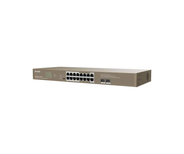 Tenda TEG1118P-16-250W 16GE+2SFP 16 Port Unmanaged PoE Switch