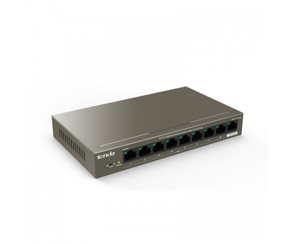 Tenda TEG1109P 8-Port PoE 10/100 Mbps Gigabit Desktop Switch