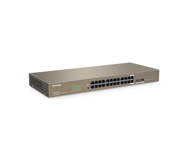 Tenda TEG1024F 24 Port Gigabit Unmanaged Switch With 2 SFP Port
