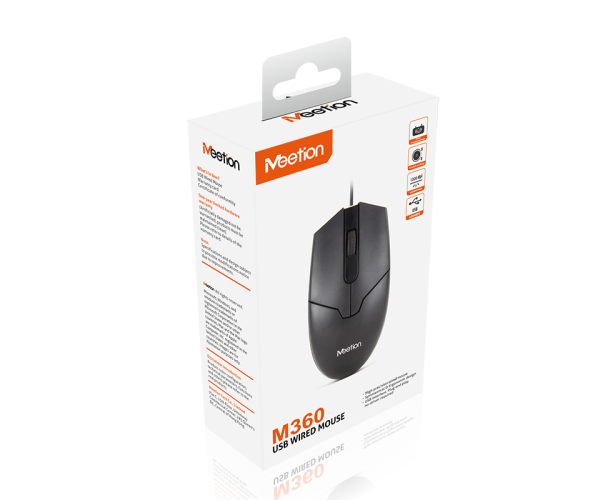 Meetion MT-M360 USB Wired Mouse