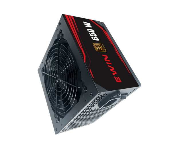 EWIN EW-LP650B 650W 80+ Bronze Power Supply Black