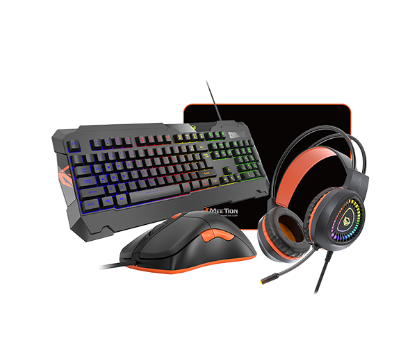 MeeTion MT-C505 Keyboard Mouse Headset Gaming Combo with Mouse Pad